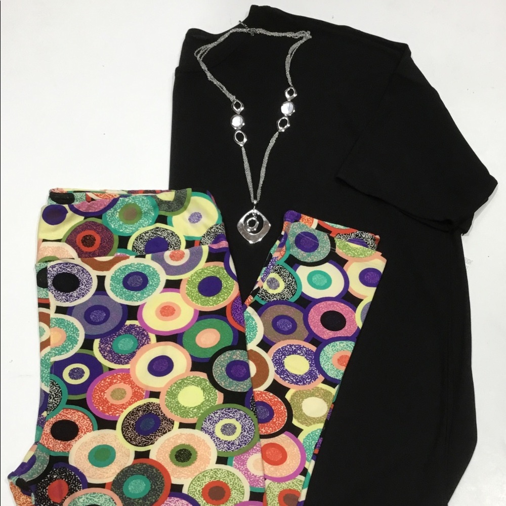 LuLaRoe 3XL Black Irma and TC2 Leggings NEW